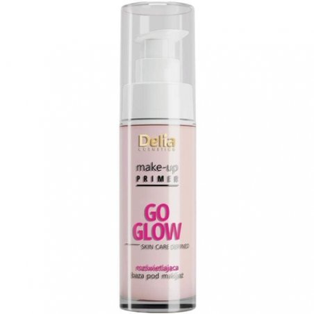 Delia Cosmetics Go Glow Makeup Primer Brightening Pink Base