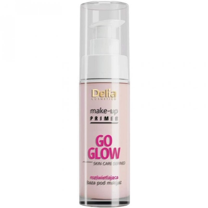 Delia Cosmetics Go Glow Makeup Primer Brightening Pink Base