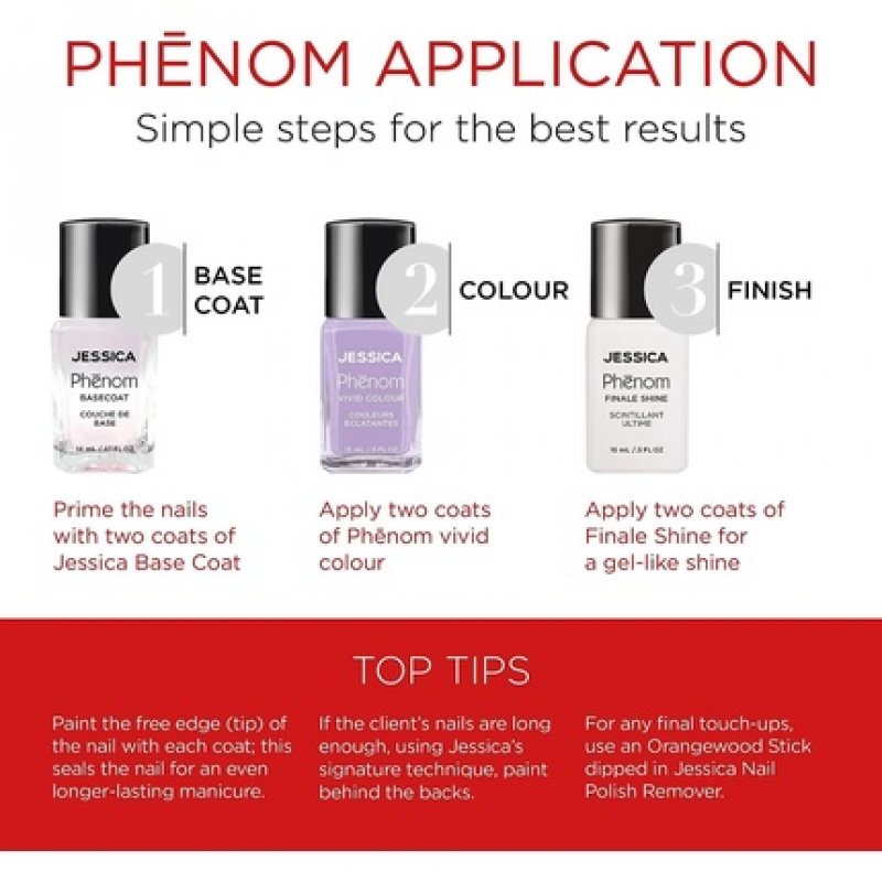 JESSICA Phenom Vivid Color Nail Polish Frost Me Up 14ml