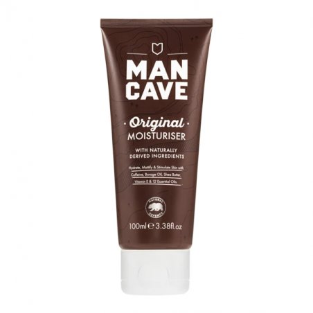 Natural Caffeine Moisturiser with UV Absorbers 100ml for Men - Vegan Friendly
