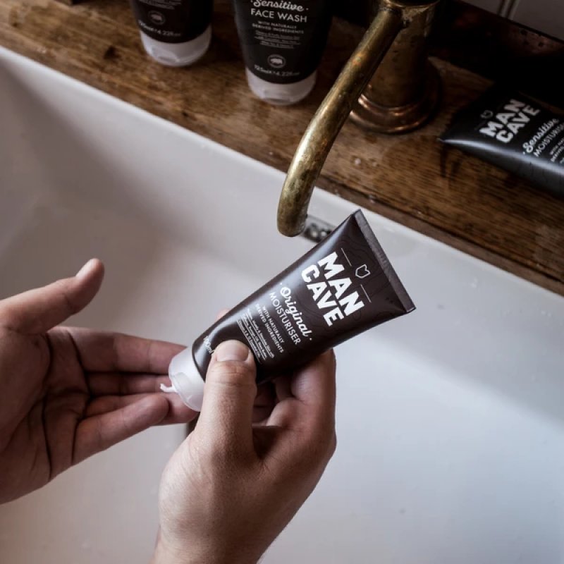 Natural Caffeine Moisturiser with UV Absorbers 100ml for Men - Vegan Friendly