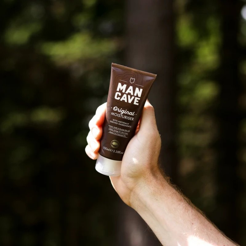 Natural Caffeine Moisturiser with UV Absorbers 100ml for Men - Vegan Friendly
