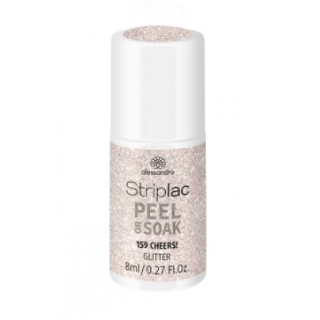 alessandro Striplac Peel or Soak Vegan Cheers! LED Nail Polish in Nude 8ml