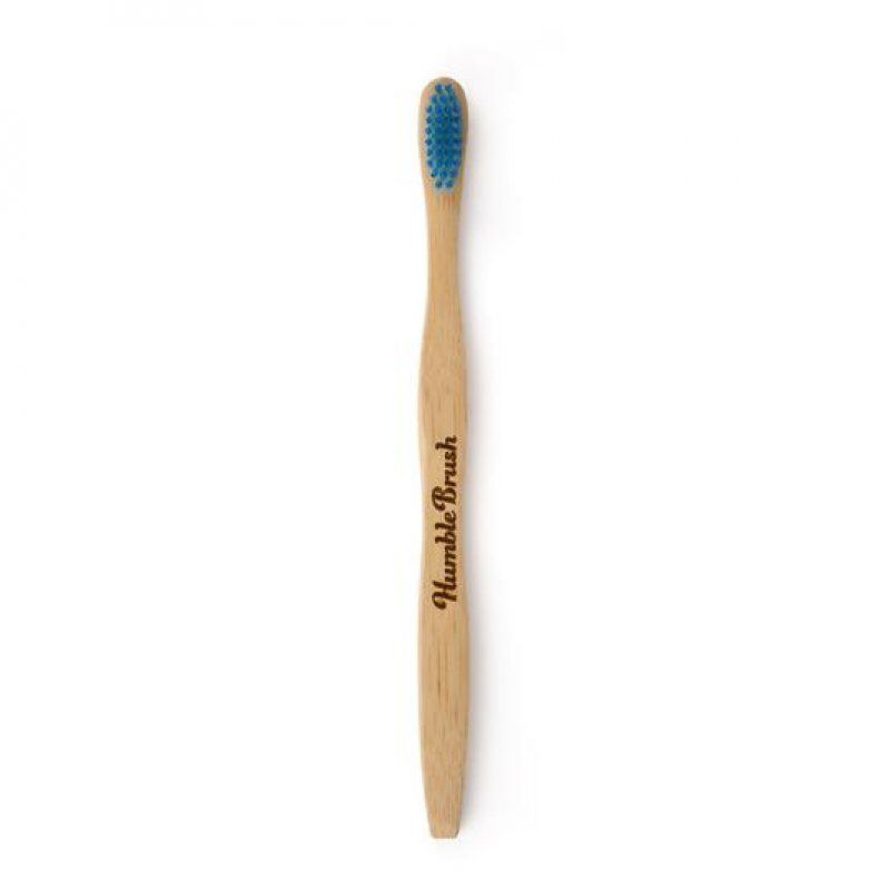The Humble Co. 16460 brosse à dents Bleu, Bois Adulte