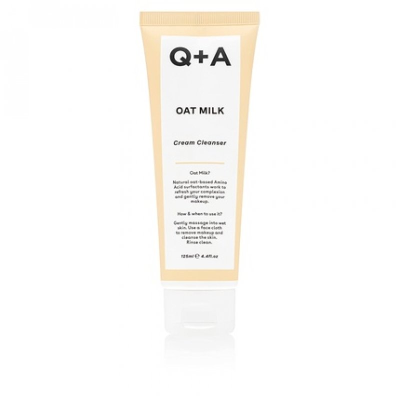 Q A Oat Milk Cream Cleanser Moisturizing Face Cleanser for Gentle Makeup and Impurity Removal 125ml
