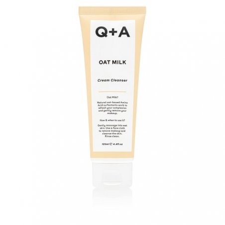 Q A Oat Milk Cream Cleanser Moisturizing Face Cleanser for Gentle Makeup and Impurity Removal 125ml