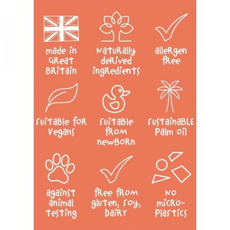 Mini U Golden Grapefruit Hand Wash for Kids and Children Made from Naturally Derived Ingredients - Made in UK