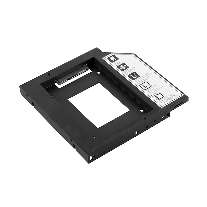 Silverstone TS06, 2,5 Zoll in Slim ODD Slot/External ODD Case - schwarz