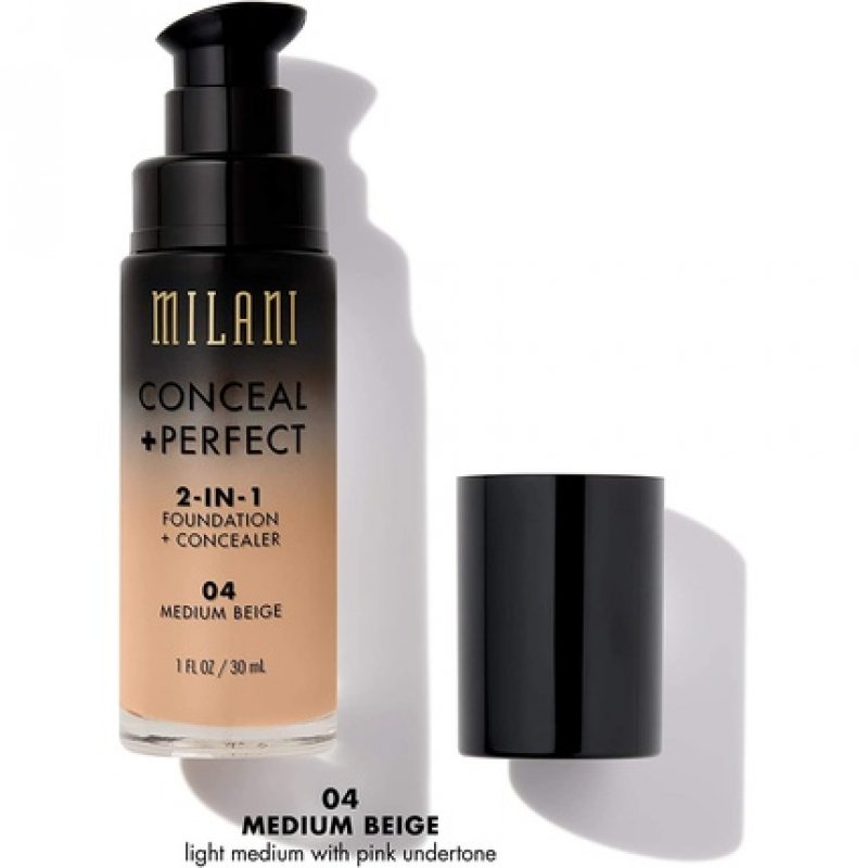 Milani Conceal Perfect 2-in-1 Foundation Concealer Medium Beige