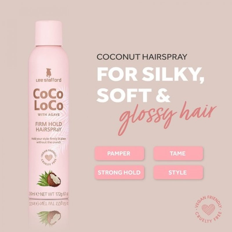 Lee Stafford Coco Loco Coconut Hair Spray Firm Hold