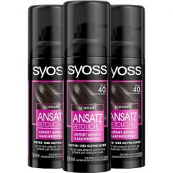 Syoss Roots Retoucher Concealer Spray Black Level 1 120ml