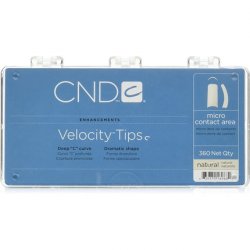 Creative Nail Tips Velocity False Nails Natural - 360 Count