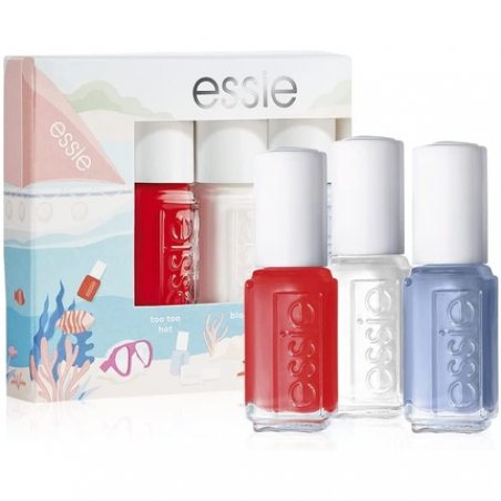 Essie Mini Trio Summer 2022 - Too Too Hot, Blanc, Salt Water Happy
