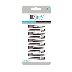 EUROSTIL 10 Small Narrow Metal Tweezers Unique Standard