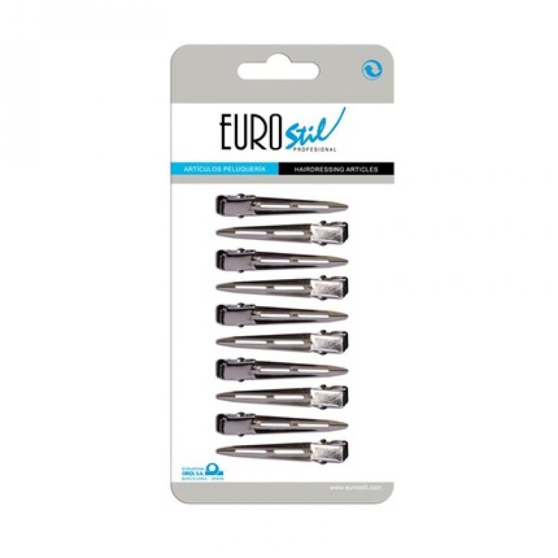 EUROSTIL 10 Small Narrow Metal Tweezers Unique Standard