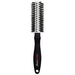 Denman Thermoceramic Round Hair Brush for Blow-Drying and Straightening Short Hair 18/50mm Ceramic Body with Boar