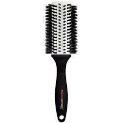 Denman Thermoceramic Round Hair Brush for Blow-Drying and Straightening Long Hair 41/66mm Ceramic Body with Boar