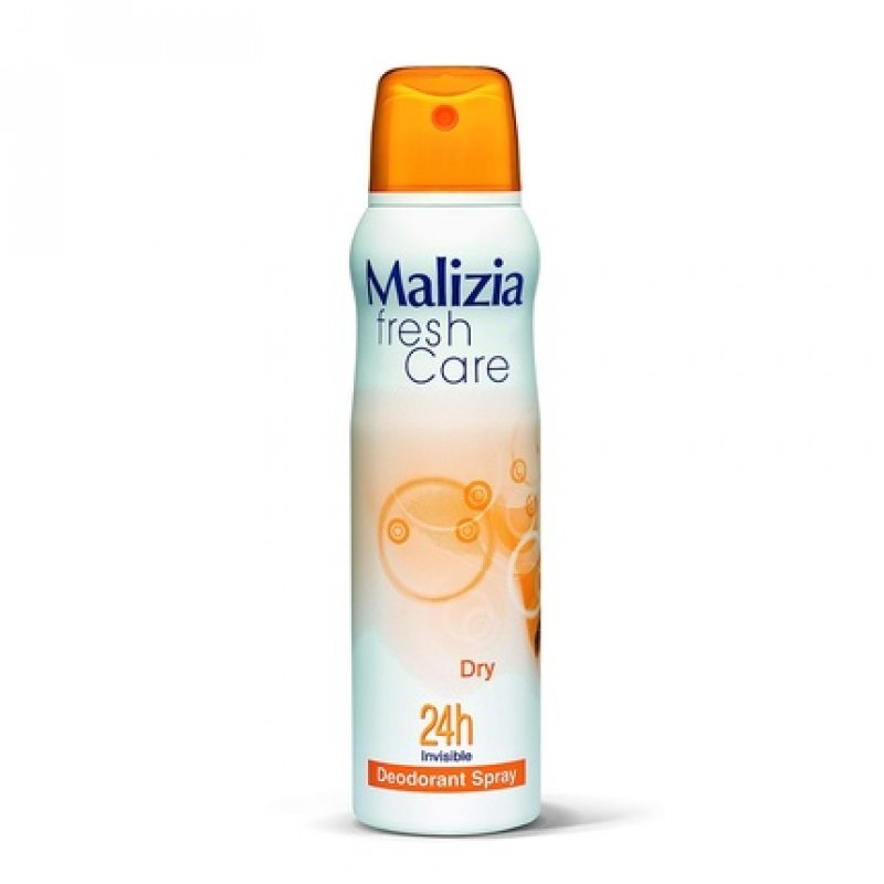 Malizia Fresh Care Dry 150ml 24h Invisible Deodorant Spray No Aluminium Salts