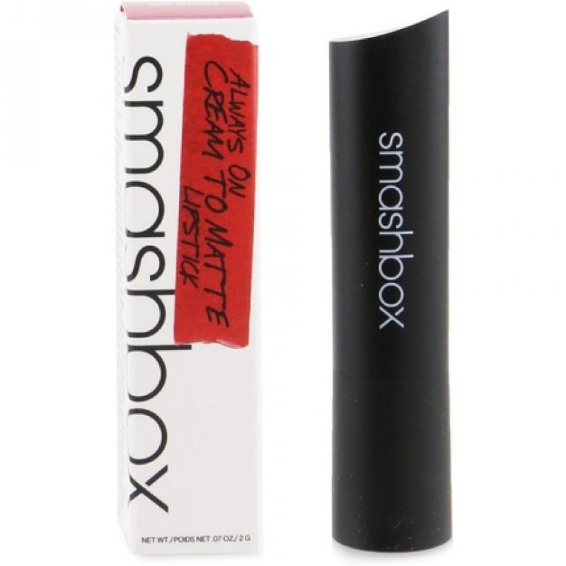 Smashbox Always On Cream to Matte Lipstick Hoops On Deep Red 2g