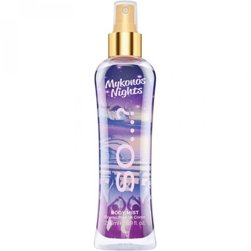 So...? Summer Escapes Women's Mykonos Nights Body Mist Fragrance Spray 200ml