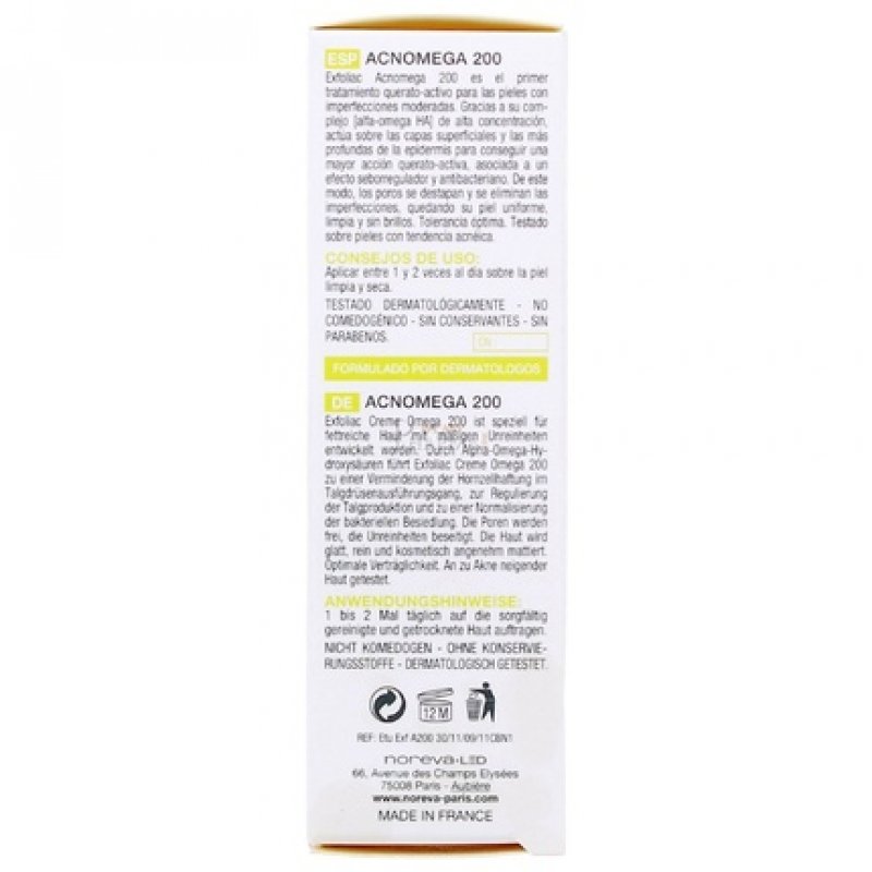 Exfoliac Acnomega 200 30ml