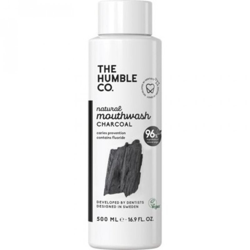 Humble Activated Charcoal Mouthwash 500ml