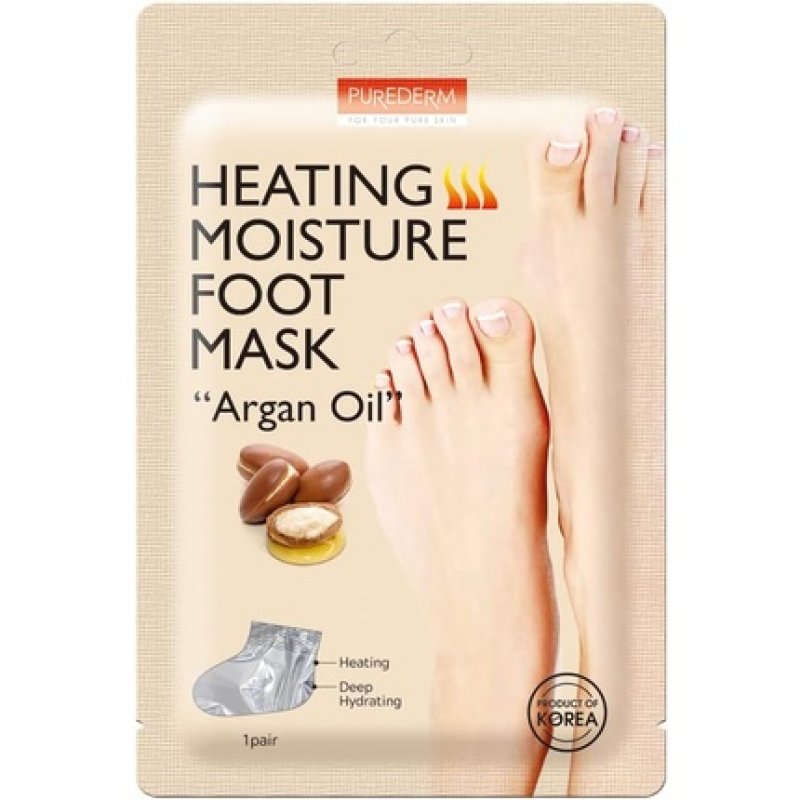 Purederm P/D Heating Moisture Foot Mask Argan Oil