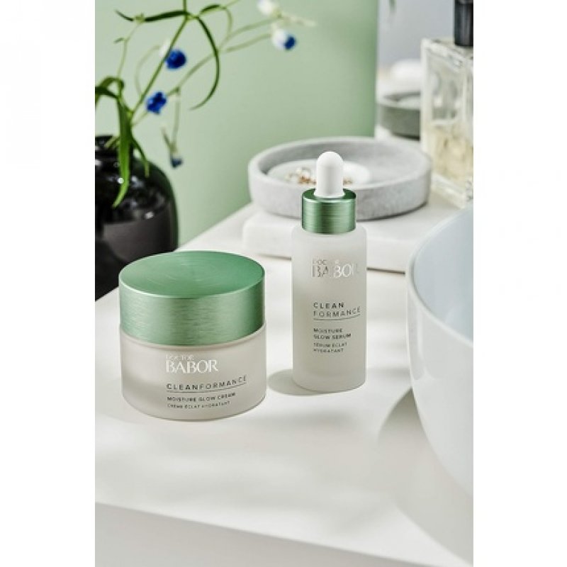 DOCTOR BABOR CLEANFORMANCE Face Cream for Dry Skin Moisturizing Cream with Vitamin E Vegan Formula Moisture Glow Cream