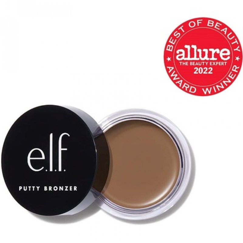 e.l.f. Cosmetics Putty Bronzer Creamy Highly Pigmented Formula Infused with Argan Oil and Vitamin E Honey Drip 0.35oz