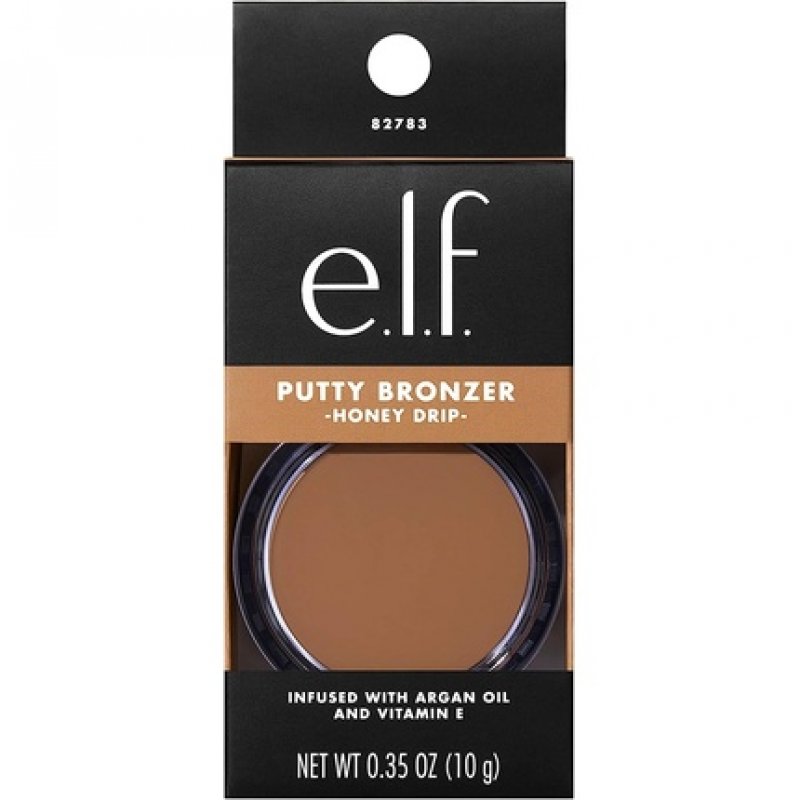 e.l.f. Cosmetics Putty Bronzer Creamy Highly Pigmented Formula Infused with Argan Oil and Vitamin E Honey Drip 0.35oz