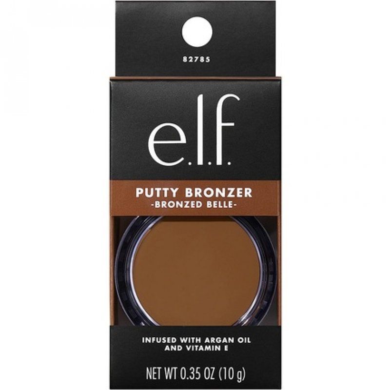 e.l.f. Cosmetics Putty Bronzer Creamy Highly Pigmented Formula Infused with Argan Oil and Vitamin E Bronzed Belle 0.35