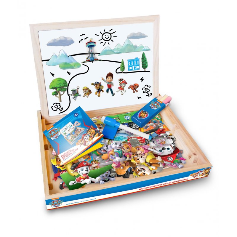Paw Patrol - Wooden Magnetic Blackboard (32254)