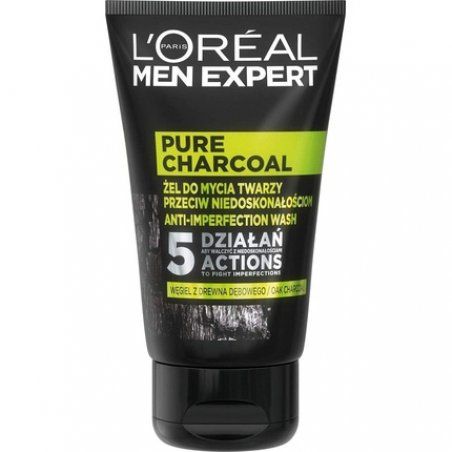 L'Oreal Men Expert Pure Charcoal Face Wash for Imperfections 100ml