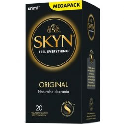 Unimil SKYN Original Latex-Free Condoms Megapack 20 Condoms Black