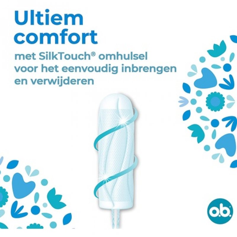 o.b. ProComfort Super Tampons with Dynamic Fit Technology and SilkTouch Surface 54 Count