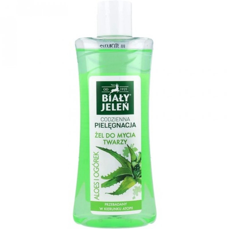 Bialy Jelen Hypoallergenic Face Washing Gel Aloe and Cucumber 265ml