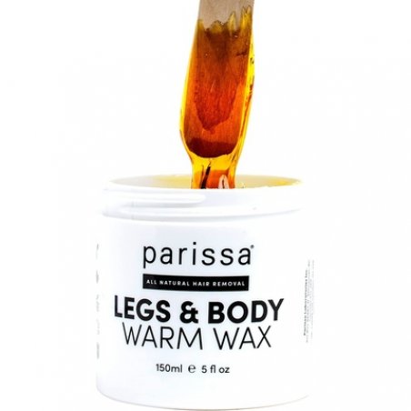 Parissa Legs & Body Warm Wax Kit Salon-Style Microwavable Formula for Coarse Hair Removal on Face or Body At-Home
