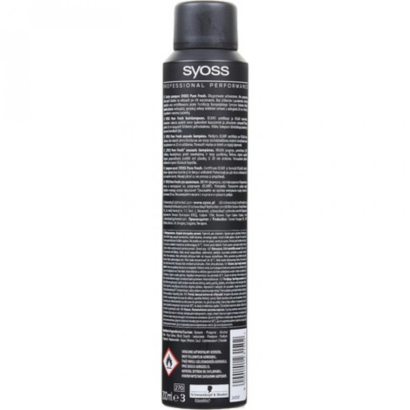 Syoss Pure Fresh Dry Shampoo Refreshing 200ml