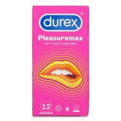 Durex Pleasuremax Condoms 12pcs - Pack of 12