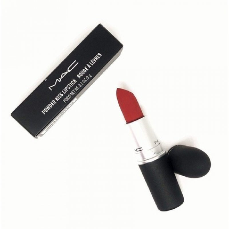 MAC Powder Kiss Lipstick Devoted To Chili 3g