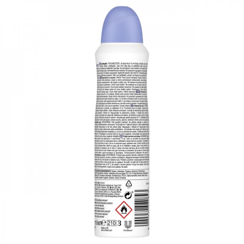 Dove 1016-00201 deodorant Women Spray deodorant 250 ml 1 pc(s)