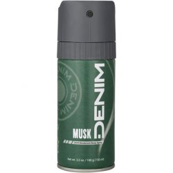 Denim Musk Deodorant Body Spray with Patchouli 150ml