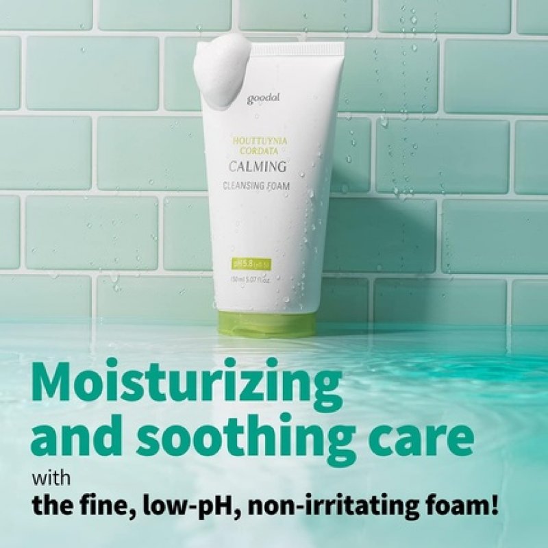 GOODAL Houttuynia Cordata Calming pH Balancing Cleansing Foam AD