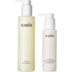 BABOR Cleansing Set for Dry Skin with Hy-Oil Cleanser and Hy-Oil Booster Hydrating Herbal Extract - 2 Piece