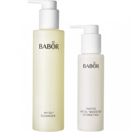 BABOR Cleansing Set for Dry Skin with Hy-Oil Cleanser and Hy-Oil Booster Hydrating Herbal Extract - 2 Piece