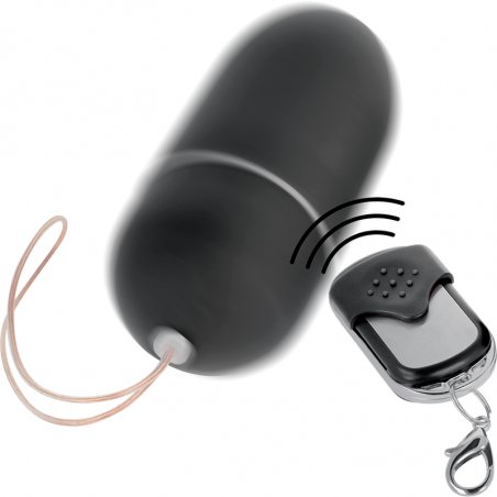 ONLINE- REMOTE CONTROL VIBRATING EGG L BLACK