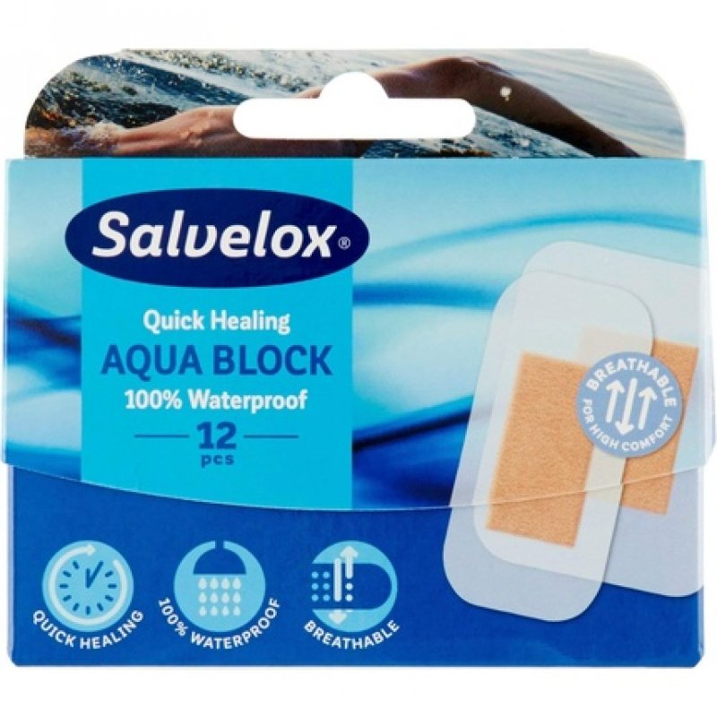 Tiritas Salvelox Rapid Healing 12 Units