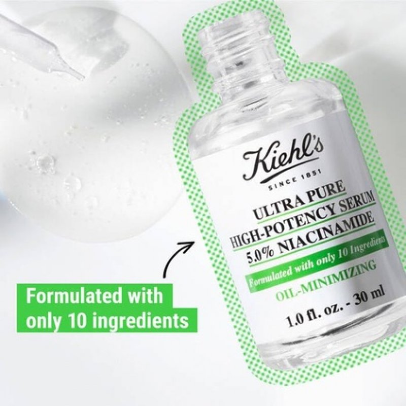 Kiehl's Ultra Pure High-Potency 5.0% Niacinamide Serum 1oz 30ml