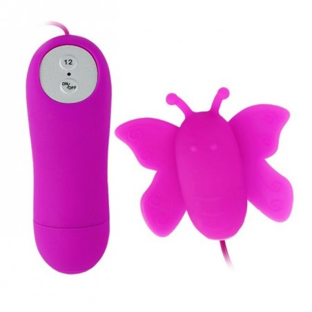 BAILE - LOVE EGGS BUTTERFLY CLITORIS STIMULATOR 12 SPEEDS LILAC REMOTE CONTROL