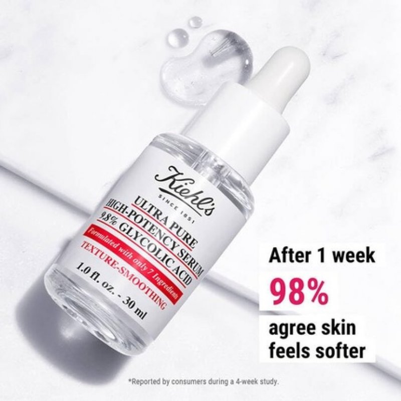 Kiehl's Ultra Pure High-Potency 9.8% Glycolic Acid Serum 1oz